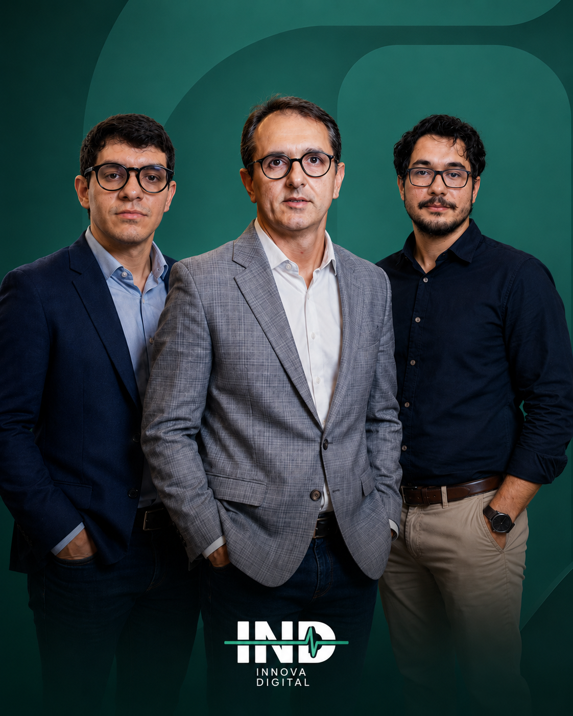 Equipe fundadora da Innova Digital